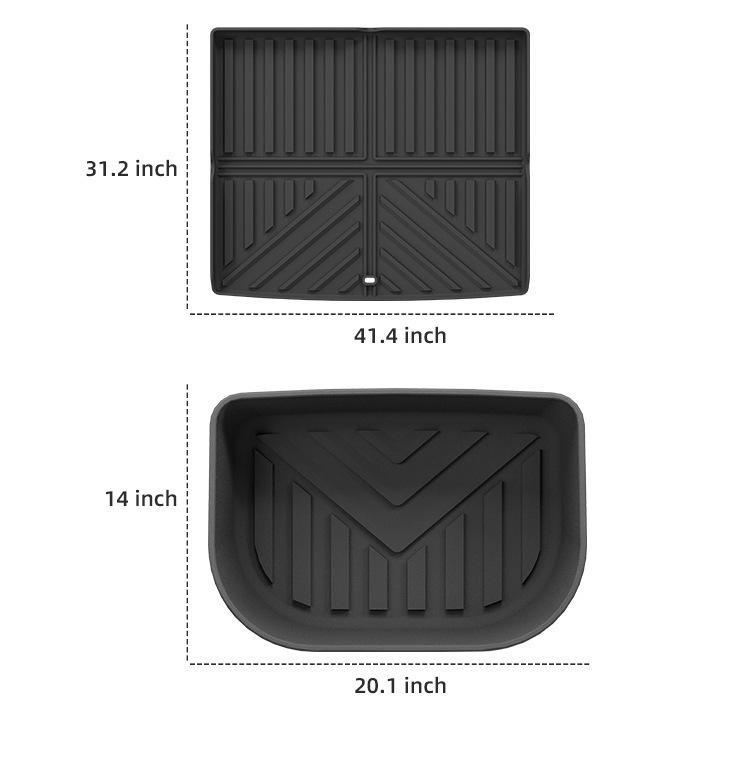 25 dywaników podłogowych i do bagażnika TPE do samochodu Chery JAECOO 5 EV