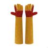 Animal Handling Gloves Anti Scratch PU Leather Breathable Pet for Cats Dogs Biteproof