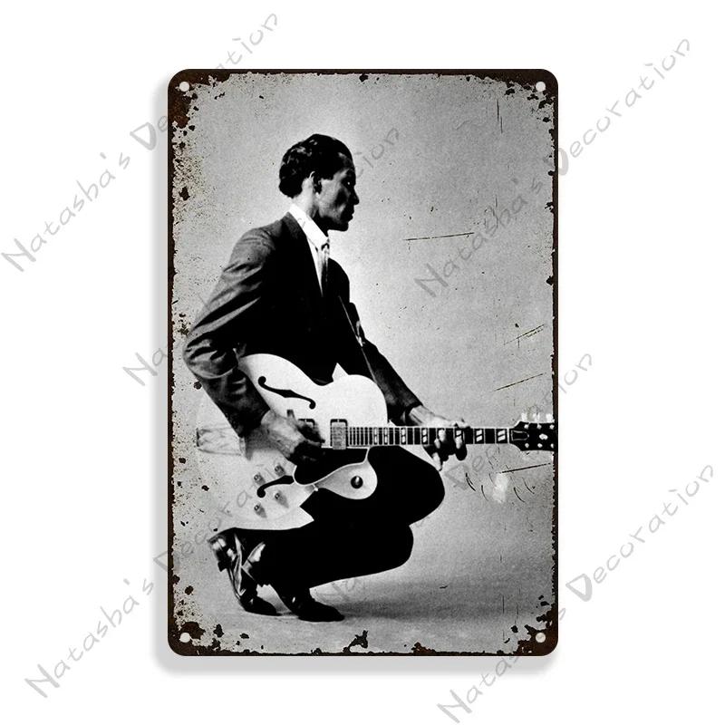 Classic Blues Metal Tin Sign Home Bar Wall Decor Signs Rusty Metal Signs Singer Metal Plaque Decorative Plate Industrial Decor