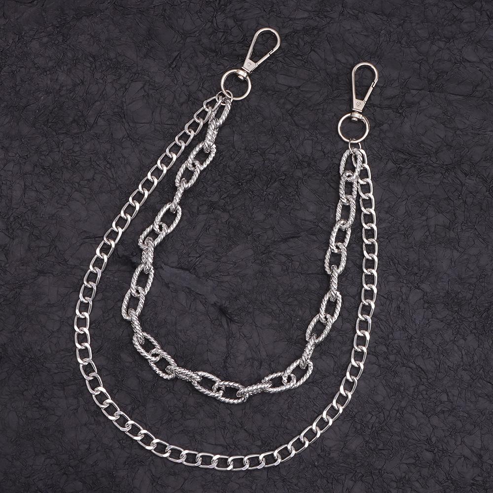 Trouser Chain Premium Double Chain Fashion Trend Trouser Chain Accessories Personalized Hip Hop Hip Hop Accessories