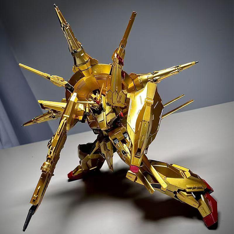 In-Stock MG 1/100 Providence Gold Version Assembly Model Kit Action Figures Desktop Ornament Anime Collection Toys Surprise Gift