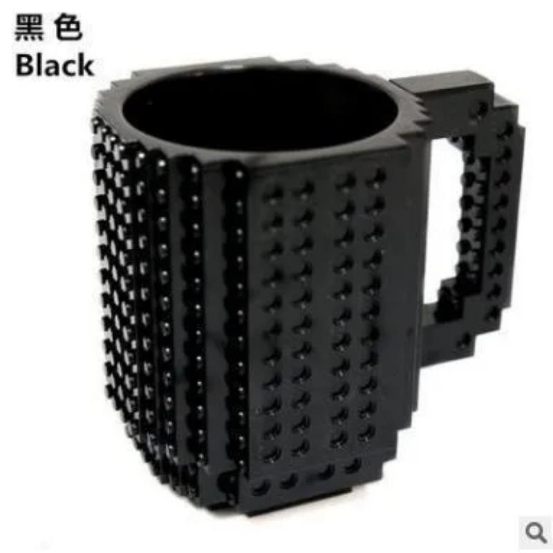 1PC Personalized Creative Building Block Assembly Cup Children's Educational Water Cup Drop-resistant Mug gift