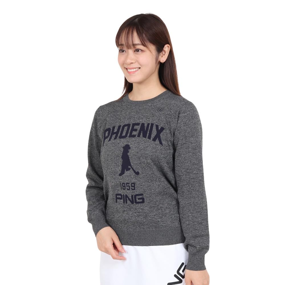 

Crew Neck Knit PING Golf Top Gray M [Ping Apparel] Women s (Mr. Logo) / / 622-3270800 022_Light