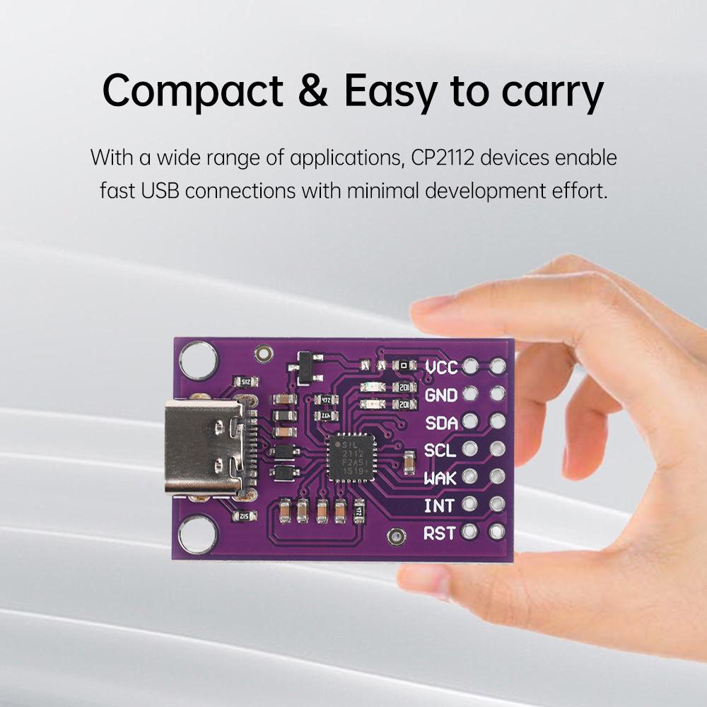 CP2112 Debug Board USB to SMBus I2C Communication Module 2.0 MicroUSB 2112 Evaluation Kit for CCS811 Sensor Module for arduino