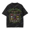 Slot slot no mi Devil Fruit  Washed T Shirt Streetwear T-Shirt one piece Tees for Men Women Short Sleeve Harajuku Printed