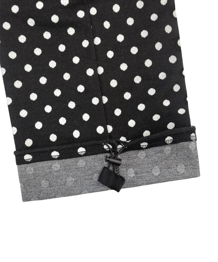 Rock Cake Dots String 2Way Jogger - Black