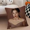 New Fashion Chinese Star ZZhang Jingyi Cushion Cover Throw Pillow Cover Hidden Button Durable Polyester Chair Cushion
