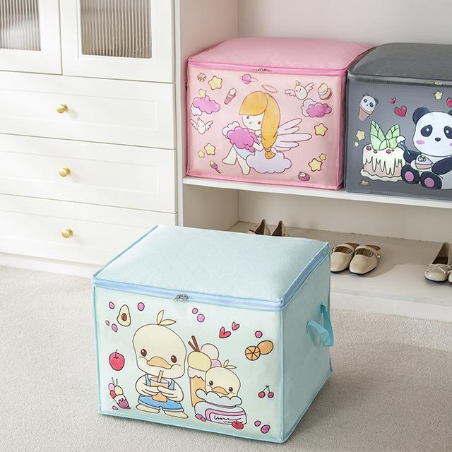 Moisture-Proof Cartoon Non-Woven Storage Bag for Clothes and Quilts