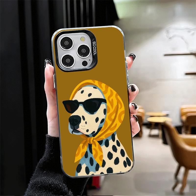 Dalmatian Cute Dog Soft Phone Case for iPhone 15 16 17 Pro Max 17Air 16E 14 Plus 13 12 Mini Shockproof Cover Back Shell