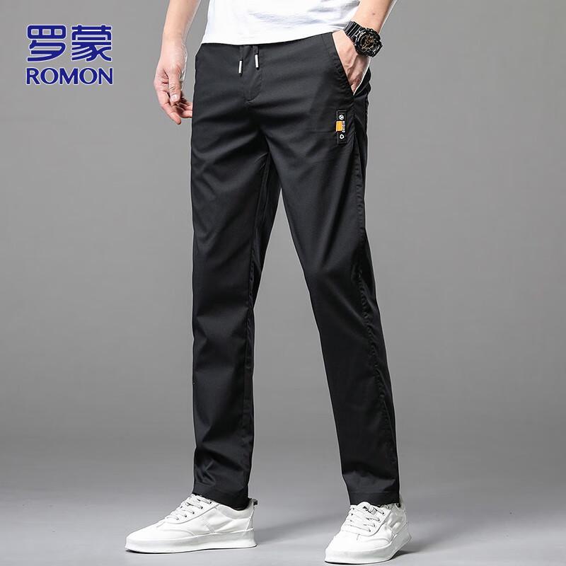 ROMON Men's Straight-Leg Casual Sport Pants