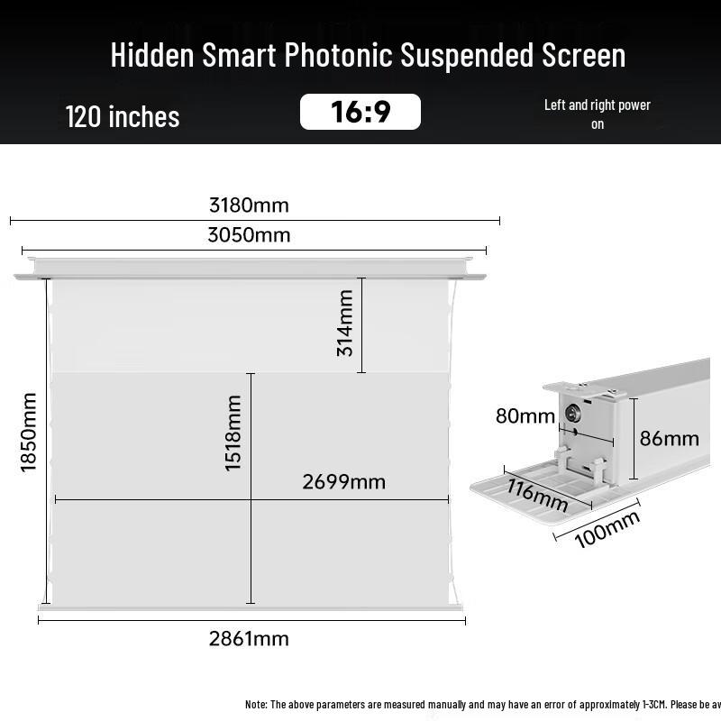 IN&VI 8K Motoriseret Projektorskærm