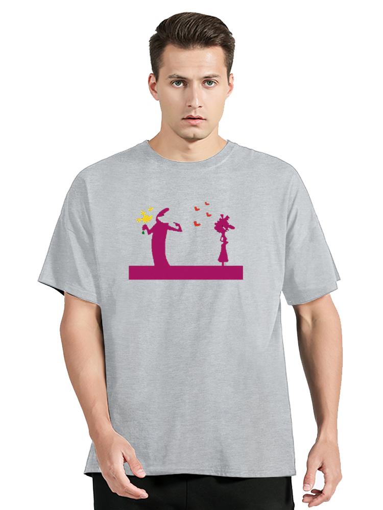 La Linea The Line Osvaldo Cavandoli TV Men's T-shirt Fashion Harajuku Cotton Tshirt Clothing Oversized Tops Tees