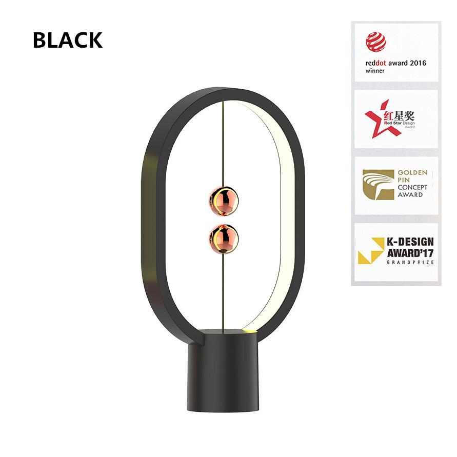 

Мини HENG Balance с питанием от USB, светодиодная настольная лампа, эллипс, магнитный воздушный переключатель, сенсорный затемняющий ночник для ухода за глазами, подарочный декор