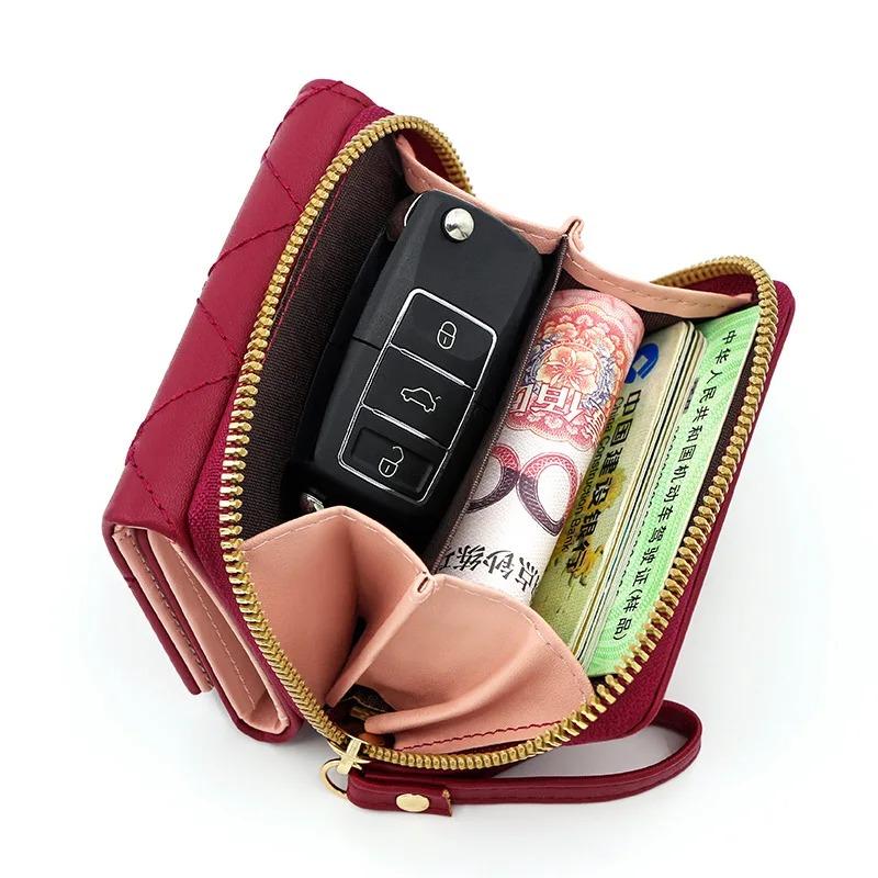 Women Kawaii Cute Wallet Lady Wallet Pink Purse Small Leather Wallet Coin Purse
