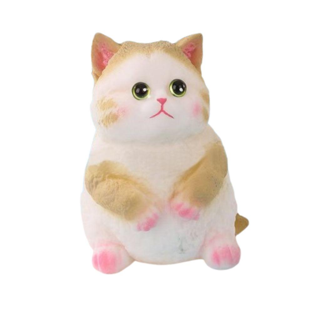 Cartoon Simulation Cat Squeeze Toys Slow Rebound Cat Fidget Toy Big Cat Doll Squeeze Toy  Adults