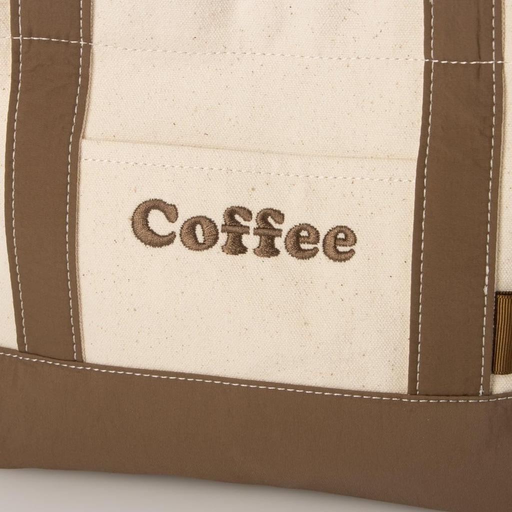 Canvas Logo Embroidered Mini Tote