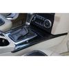Gear Shift Both Side Strip Trim 2PCS Fit For Benz GLK 2009-2015 ABS Carbon Fiber