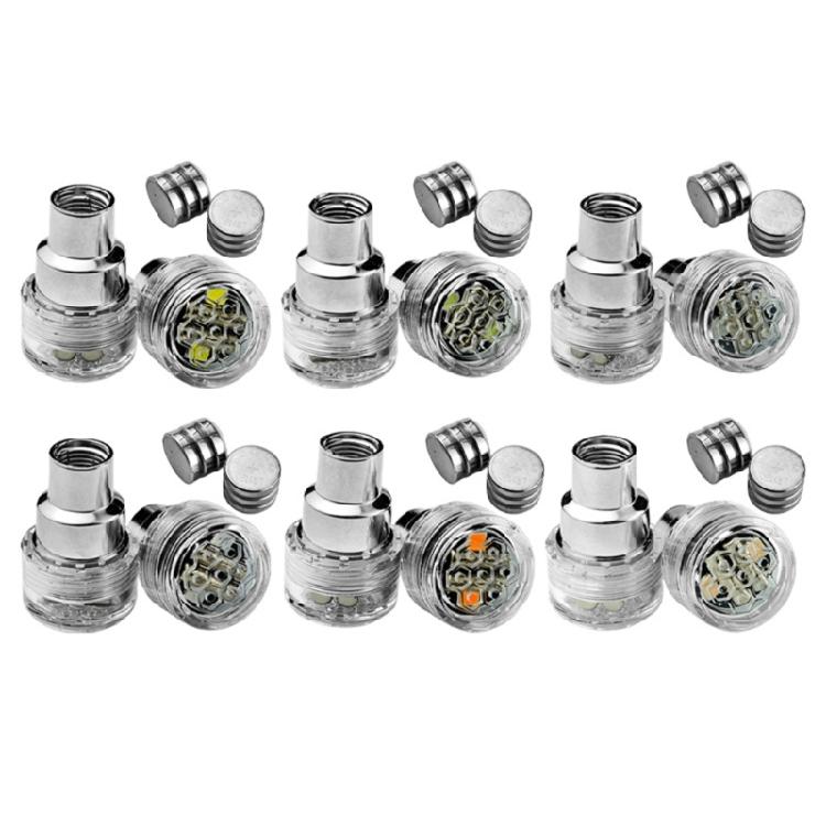 Tire Valves Cap Covers Motorcycle Tire Accessories LED Wheel Light Bike Wheel Lights Car Tire Valves Stems Cap