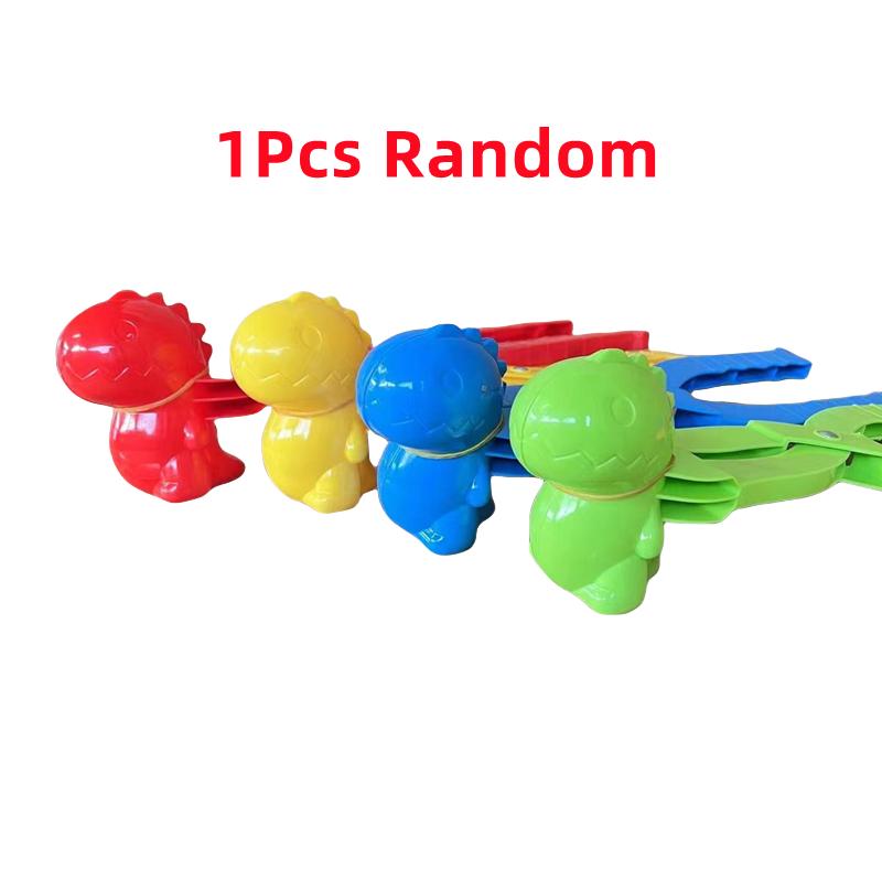 Outdoors Snowball Clip Snow Grasping Clamps Tool Multi-Shape Cartoon Snowballs Grabber Throw Snow Ball Sports Toys Kids Gift