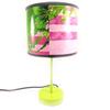 Les Trésors De Lily [K7833] - Cylinder Lamp 'Fairy Dreams' Green Black