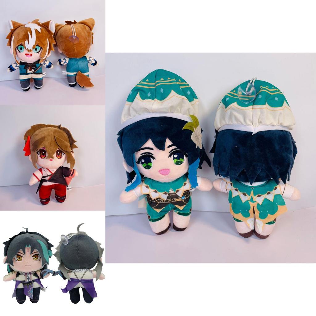 Adorable Genshin Impact Ganyu Klee Zhongli Hutao Plush Doll Stuffed Toy Children Gift