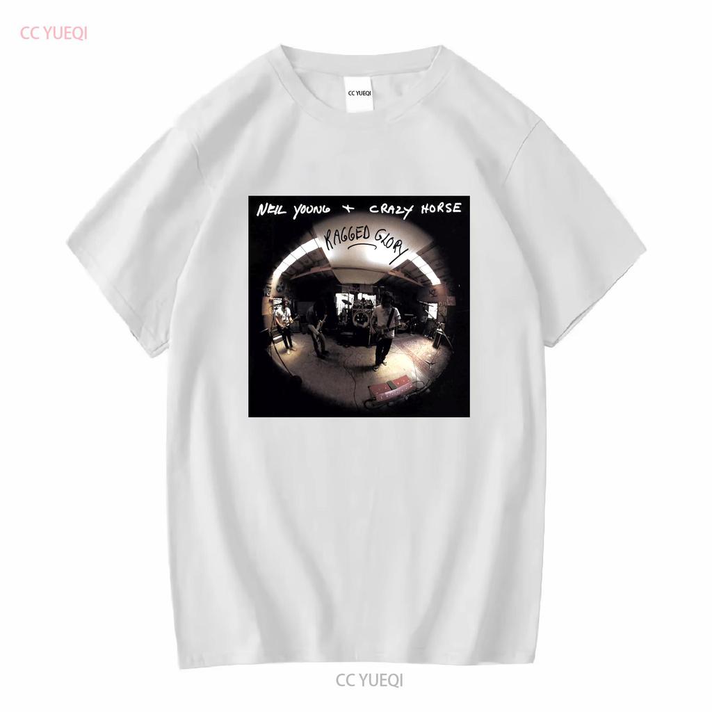 RAGGED GLORY Neil Young Crazy Horse T Shirt America USA Canada Music Garage Rock Grunge Rare Vinyl Cover Original Man Woman