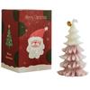 Christmas Tree Candle Frosted Scented Candle Two-tone Gradient Scented Candle, Christmas Tree Scented Candle Home Décor Gift