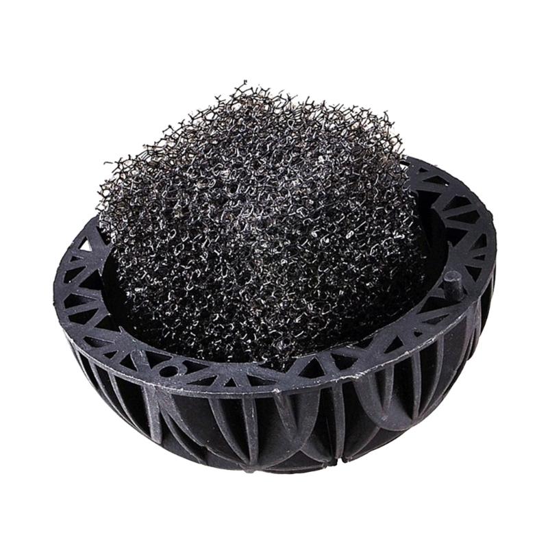 Fishtank Filter Media Bulk Black Bio Balls with Cotton for Aquariums Filtration Bio Balls Media for Freshwater Saltwater