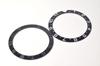SEIKO Aftermarket SNZF Bezel GMT Recessed for Sea Urchin SNZF15 SNZF17 [ Part] Insert, Slope, Ceramic, Black, 12h, Engraving