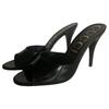 GUCCI Slide Slippers Women's Black 593389 CLG00 1000