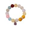 Aquamarine powder crystal bracelet handmade round bead color crystal bracelet popular jewelry new simple bracelet women