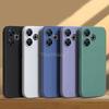 For Xiaomi Poco F6 Case Poco F6 Cover Liquid Silicone Plain TPU Anti-drop Matte Phone Protector Cover Poco F6 Case