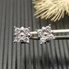 High Quality Classic Fashion Jewelry Trendy David Yurm Sparkling Zircon 24K Gold Plated Original Logo Earrings Gift