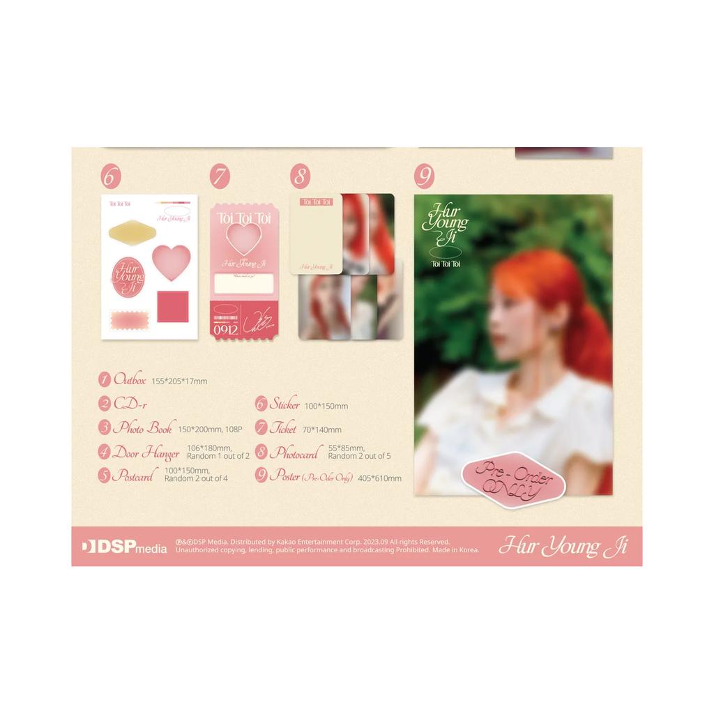 Hur Young Ji - Single Album: Toi Toi Toi