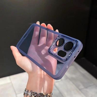 For OPPO Reno 14F Case Oppo Reno 13F Phone Case Oppo Reno13 Cover OPPO Reno14 Pro Reno 14 Shookproof Plating Silicone Back Cover