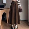 Navava Womens Vintage Corduroy Long Skirt Ns404