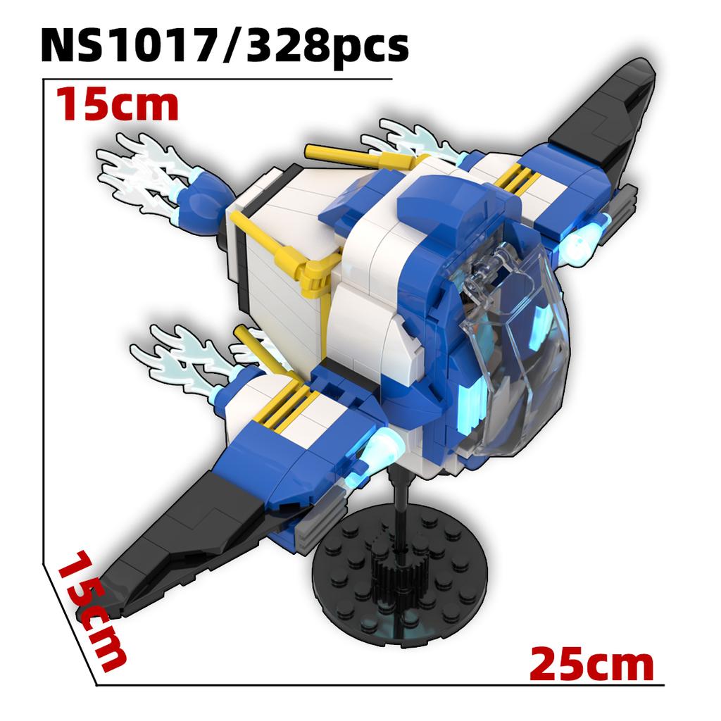 MOC Subnautic-a Seamoth Vehicle Submarine Building Blocks Deep Sea Exploration Tadpole Sea Toys for Educational Toy Xmas Gift