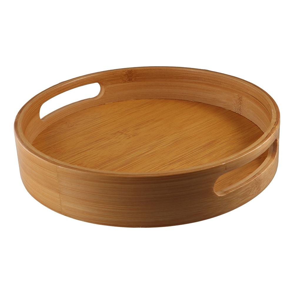 Multipurpose Tea Food Dish Simple Drink Platter Fruit Plate Bamboo Plate  Home Decoration