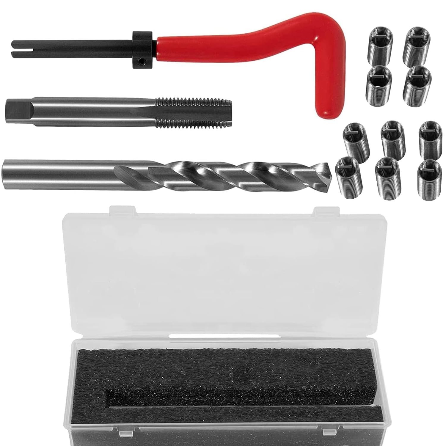 1420 Engine Cylinder Head Bolts Thread Repair Kit for Honda B16 Engines and for Toyota 11.5mm x 1.5 Cylinder Head Damaged Thread Repair Helicoil Kit