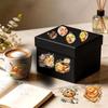 50 Pet French Food Stickers Cartoon Transparent Waterproof Stickers Refrigerator Stickers Can Be Ordered