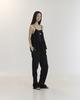 CURRENT Pleats Long Pants(Black)