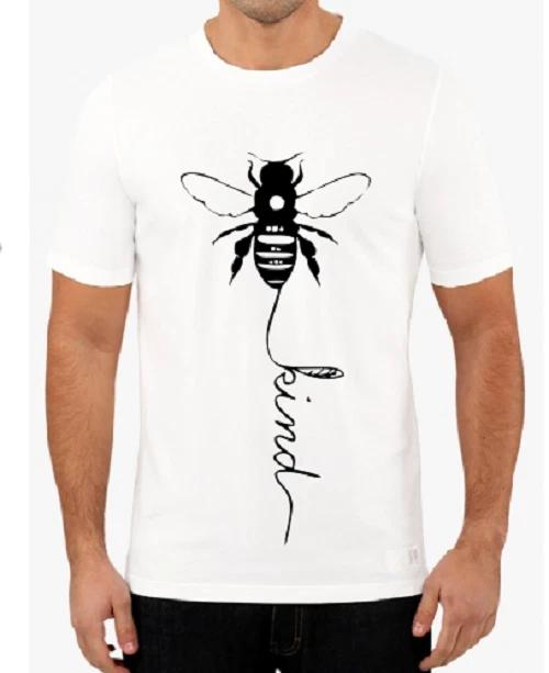 Bee Kind T shirt tee Save the Bees Bumble Earth Day Vegan Flower XL