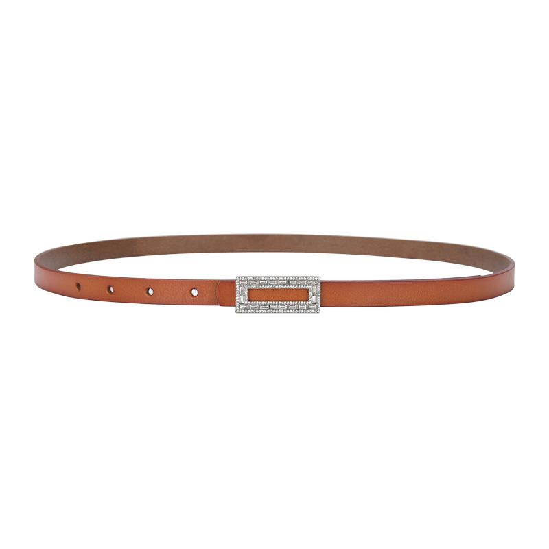 

Ремень со стразами для платья, Женский ремень из натуральной кожи, Женское декоративное внешнее кружево, Модный и универсальный женский стиль 105cm