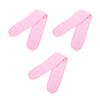 3pcs Forehead Pads for Eyelash Extension Japanese Style Lash Extension Headband Wrap Soft Makeup Hairband for Beauty