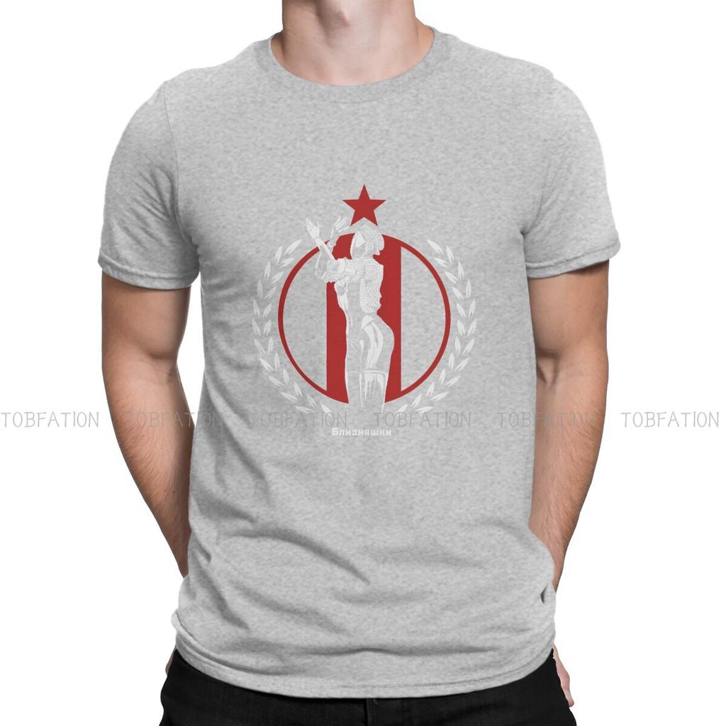 Star Round Collar Tshirt Atomic Heart Robot Twins Game Pure Cotton Original T Shirt Unisex Tops Fashion Big Sale