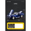 1/22 Ford 1965 Shelby Cobra 427 S/C Alloy Roadster Sports Car Model Diecast Metal Classic Car Vehicle Model Sound Light Kids Toy Gift