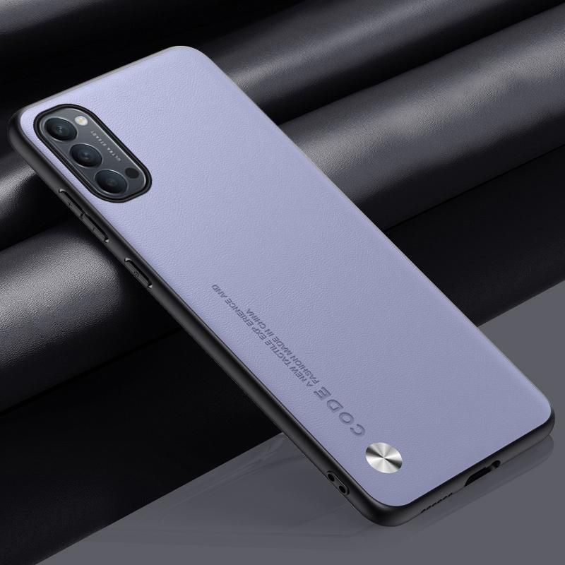 Luxury PU Leather Case For OPPO Reno 4 Pro 5G Back Cover Silicone Shockproof Full Protection Phone Case For OPPO Reno4 Pro 4Pro
