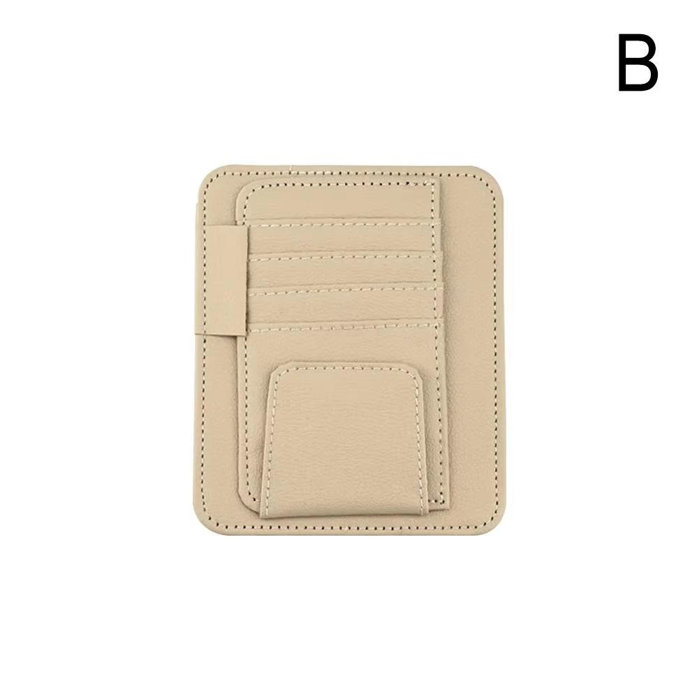 Auto-Sonnenblenden-Organizer mit mehreren Taschen, Visitenkarten-Aufbewahrungsmanagement, Sonnenbrillenhalter, Visier-Zubehör, Auto-Innenraum