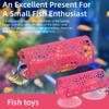 Aquarium Fish Tunnel Toys Betta Fish Hideout Playground Cave Decor For Betta Guppies Bottom Feeders Fish Tank Habitat Accessory