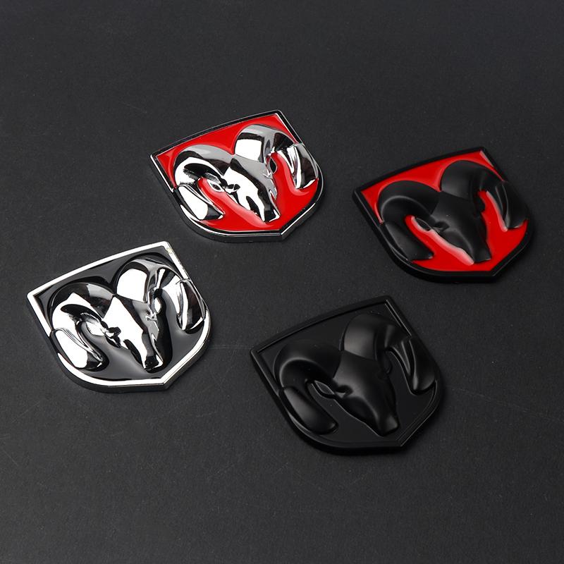3D Metal Car Body Stickers Badge Decor Decals Auto Outside Accessories For Dodge Durango Caliber Dakota Neon SXT Nitro Ram Dart